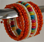 Orange Glamor String Fashion Bracelet