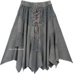 Stormy Skies Gypsy Rayon Long Skirt