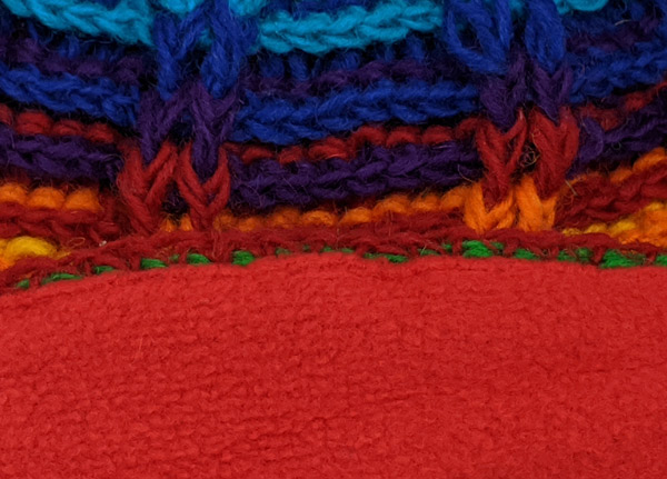 Rainbow Beanie Hat in Handwoven Wool | Accessories | Multicoloured ...