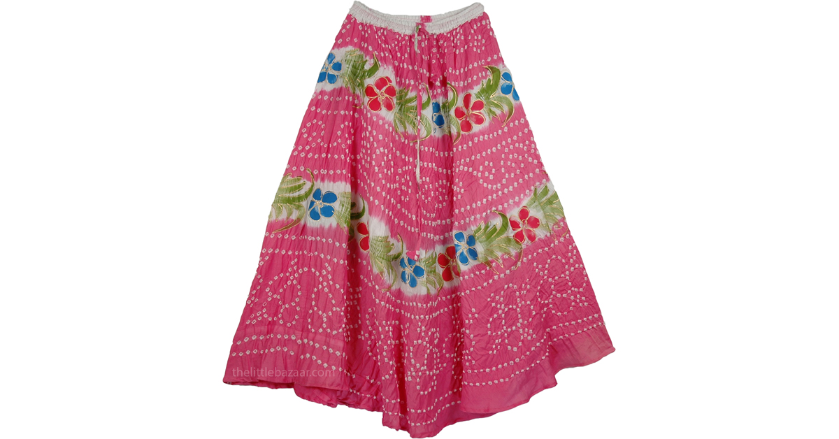 Sale:$12.99 Pink Hippy Tie Dye Long Skirt | Clearance | Pink | Tie-Dye ...