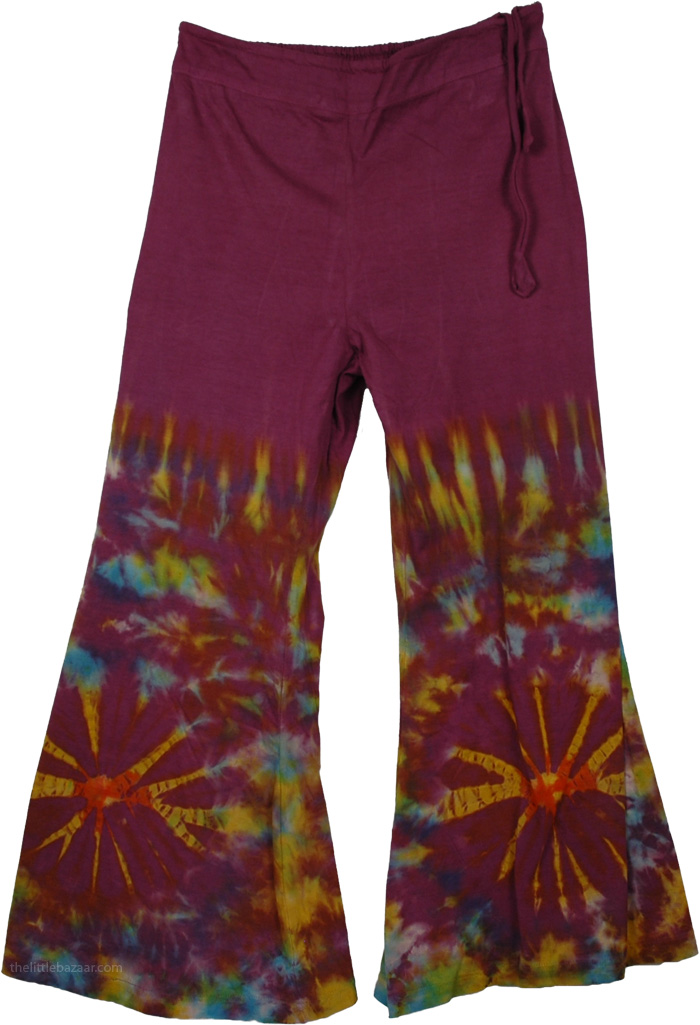 Tantra TieDye Gaucho Pants | Clothing | Tie-Dye, Split-Skirts-Pants