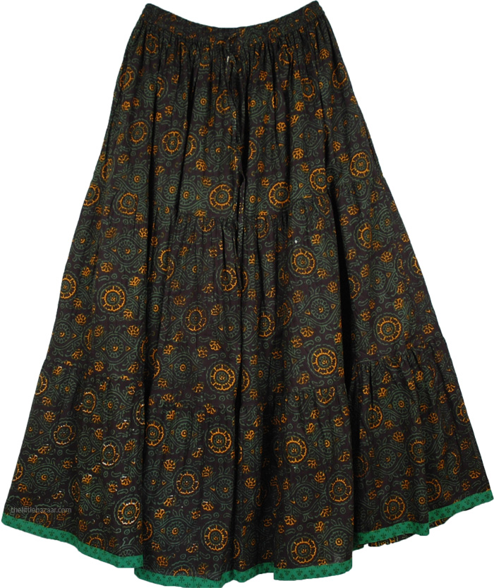 Dark Sienna XL Long Skirt | XL-Plus
