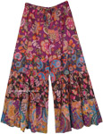 Palazzo Pants with Paisley Prints [3847]