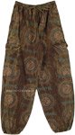 Free Spirit Bohemian Black Harem Style Cotton Pants