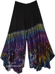 Thai Style Rayon Pants with Sexy Deep Slits [3979]