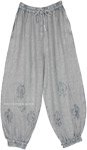 Comfy Grey Pants with closed Legs [3994]