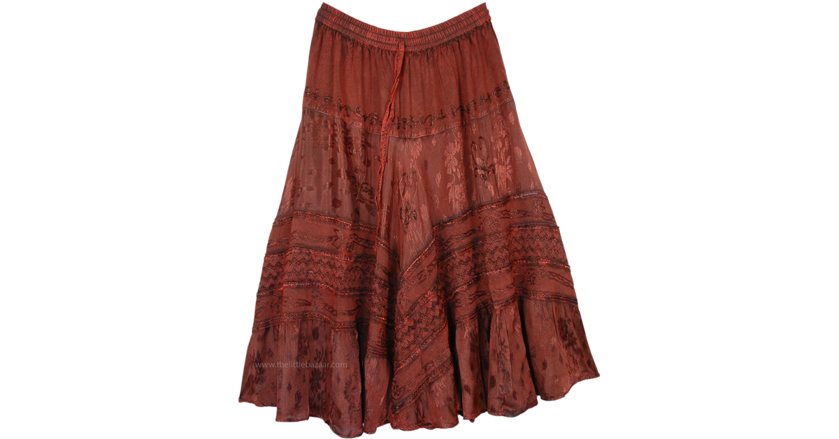 Merlot Wine Renaissance Skirt Costume 