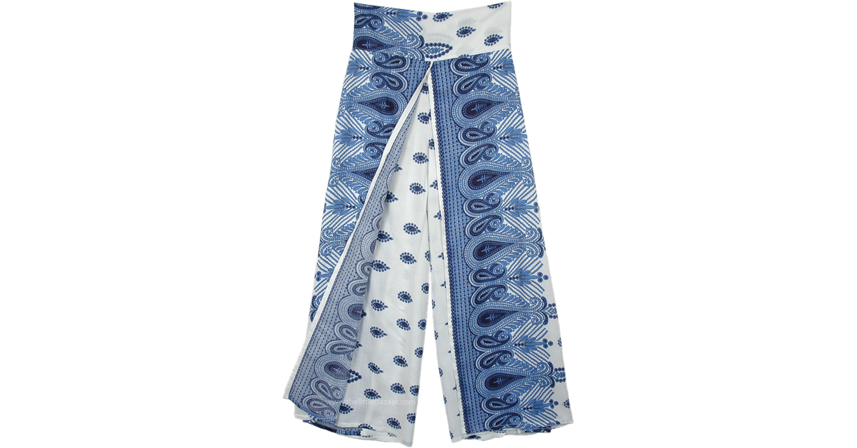 rayon printed pants