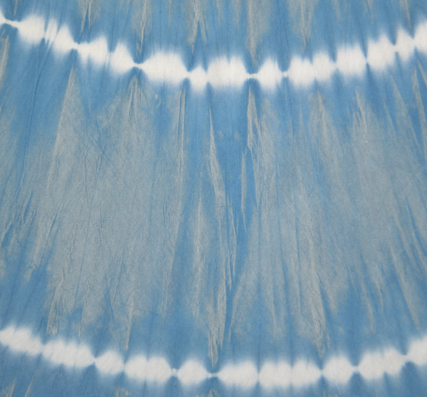 Stone Blue Acid Wash Tie Dye Skirt in Rayon