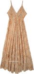 Orangina Enigma Cream Maxi Long Dress