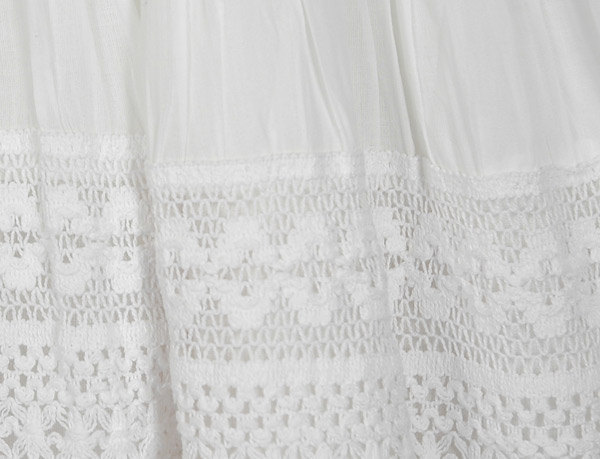 Whimsical White Lace Sundress