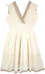 Traditional Beige Summer Dress [3996]