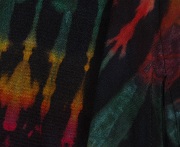 Midnight Multicolor Tie-Dye Cotton Duster