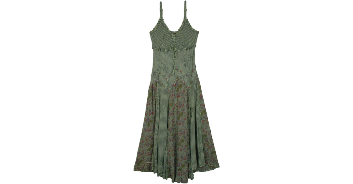 Vintage Floral Corset Mini Dress – Aquelarre Shop