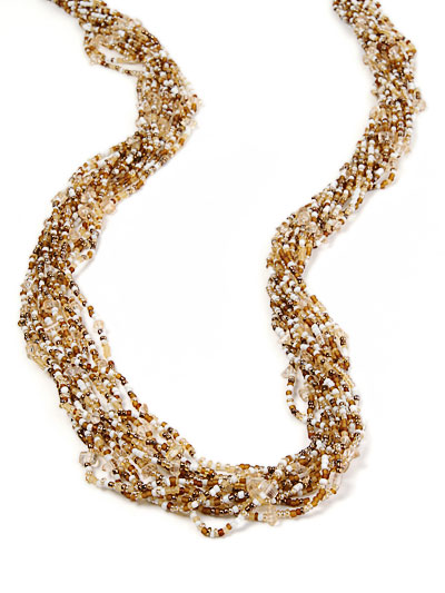 Multi Strand Beaded Necklace | Jewelry