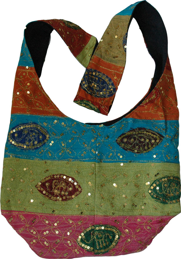 Handmade Womens Bohemian Hippie Gypsy Shoulder Bag Indian Clothing
