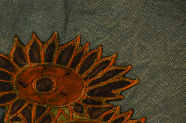 Sunflower Bliss Artisan Boho Shoulder Bag