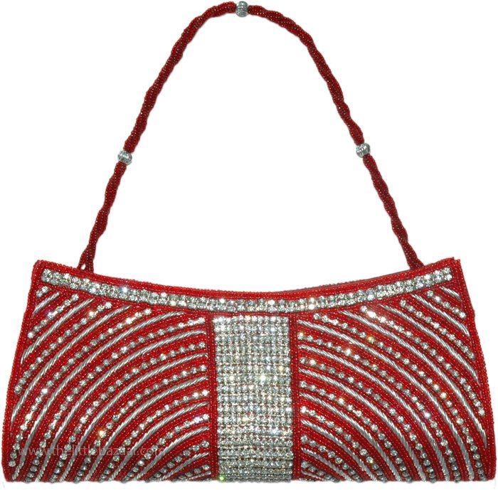 Elizabeth Arden lipstick red hand bag leather shoulder purse tote crocodile  NEW | eBay