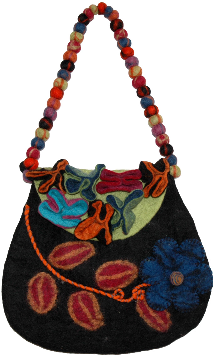 Woolen Balls Winter Handbag - Purses-Bags - Sale on bags, skirts ...