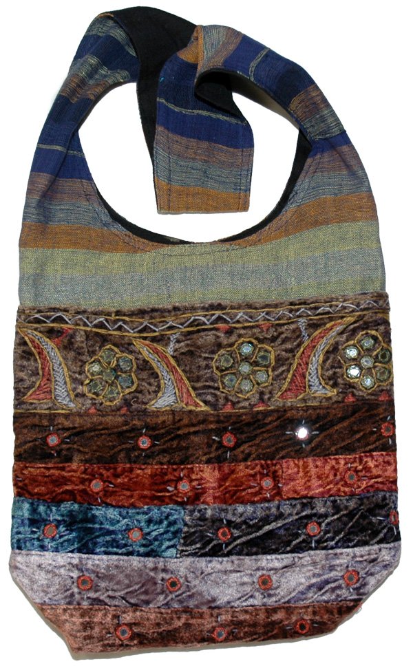 Bohemian Indian Boho Hippie Shoulder Purse Bag, Purses-Bags