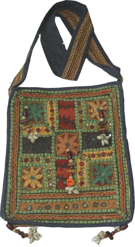 Hand Embroidered Sling Bag | Purses-Bags