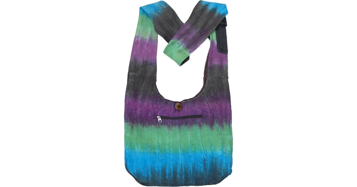 cece medium tie dye leather shoulder bag