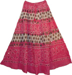 Buy Indian skirts in USA - Indian wrap around skirts, Indian tie dye ...