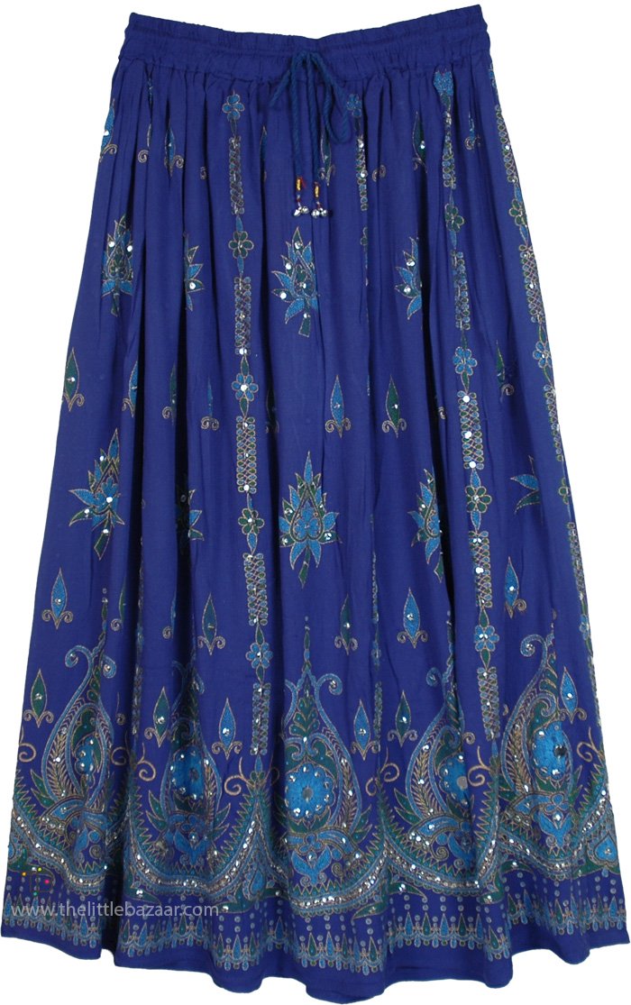 Royal Magic Dance Sequin Long Skirt