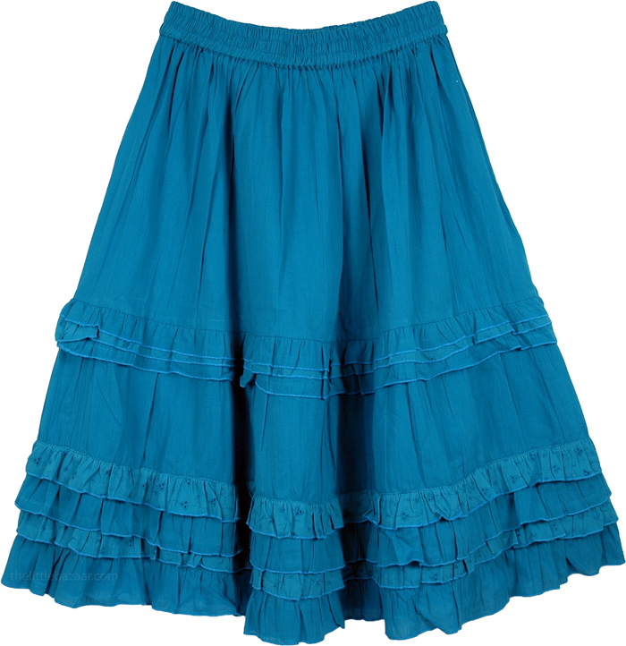 Womens Floral Printed Asymmetrical Hem Skirt | Short-Skirts ...