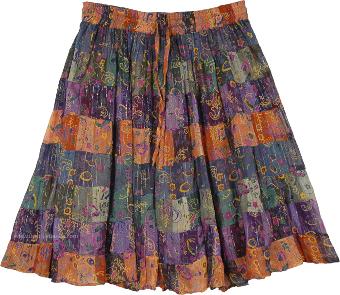 Tinsel Lady Short Princess Skirt | Short-Skirts | patchwork