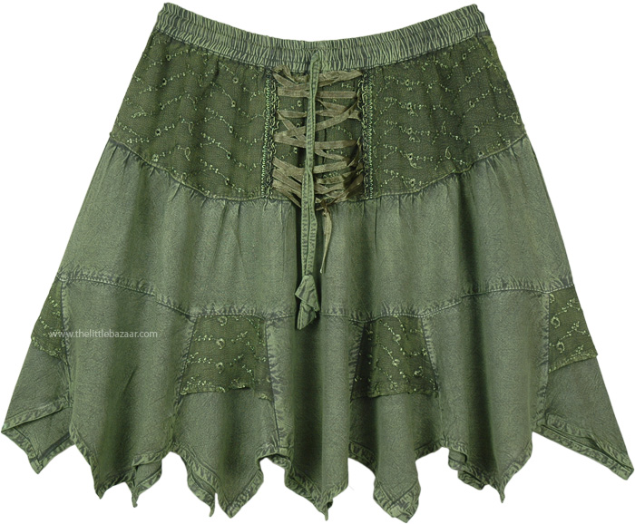 https://www.thelittlebazaar.com/m/Short-Skirts/6419-olive-green-rodeo-mini-skirt-with-tiers-and-tie-up-lace.jpg