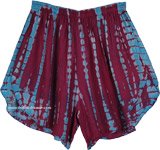 Boho Rayon Shorts for Women with Elastic Drawstring Waist [1784]