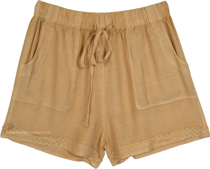 Driftwood Breeze Easy-Wear Drawstring Shorts