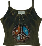 Peace and Love Cotton Stylish Hippie Backpack