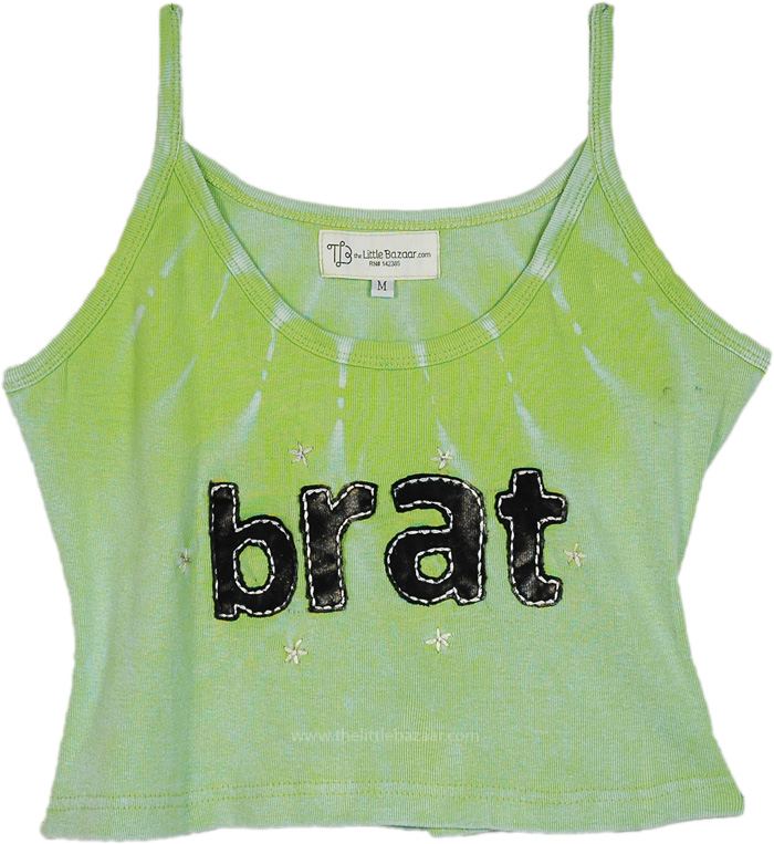 Sassy Brat Summer Handmade Cotton Crop Top