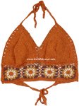 Saffron Soul Crochet Tie Up Bralette