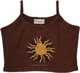 Summer Crop Top with Sun Sign [3943]