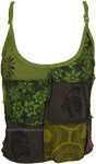 Moss Meadow Patchwork Hippie Tank